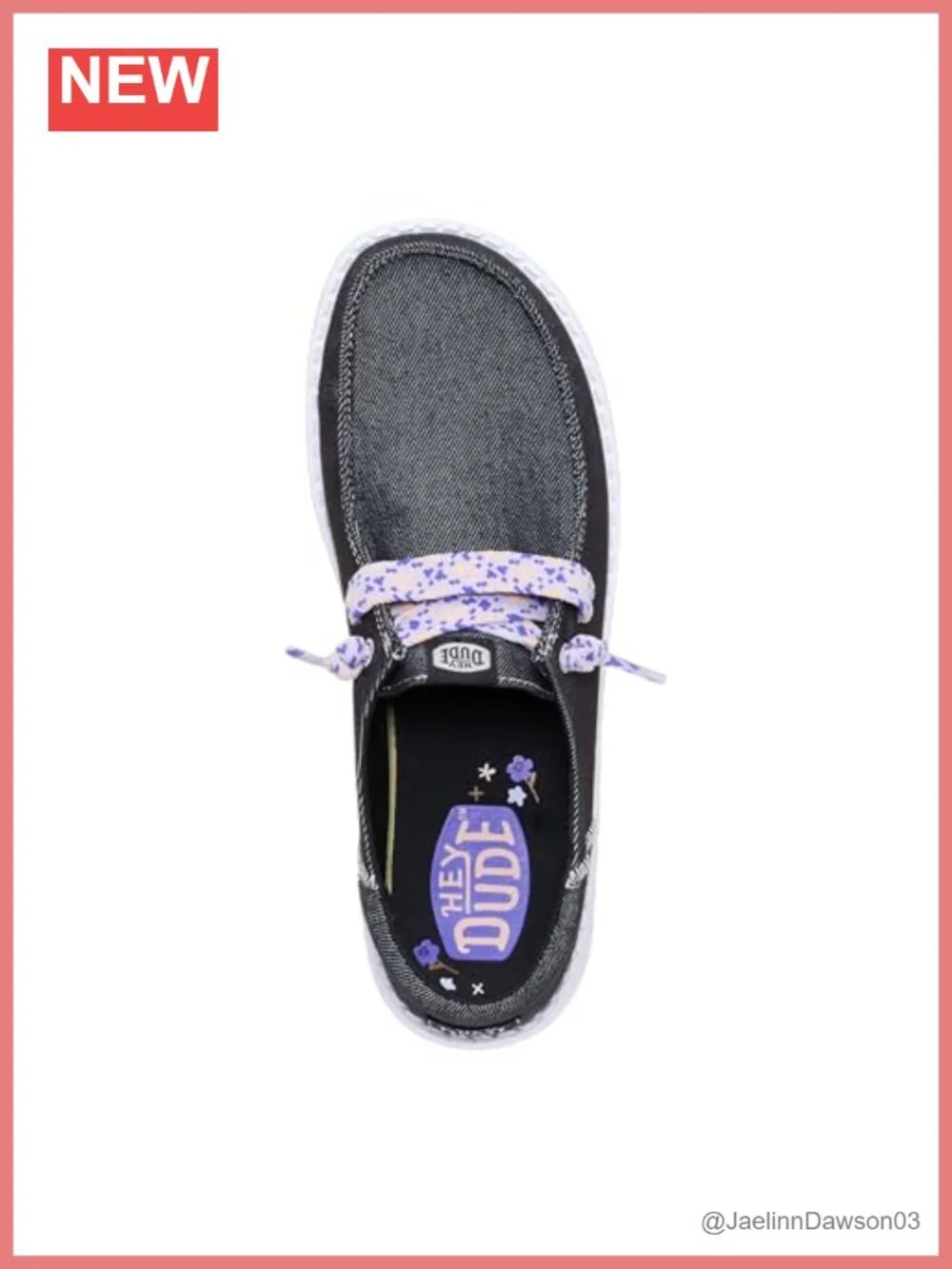 HEYDUDE Women's Wendy Funk Friendship Lace Slip On Loafer